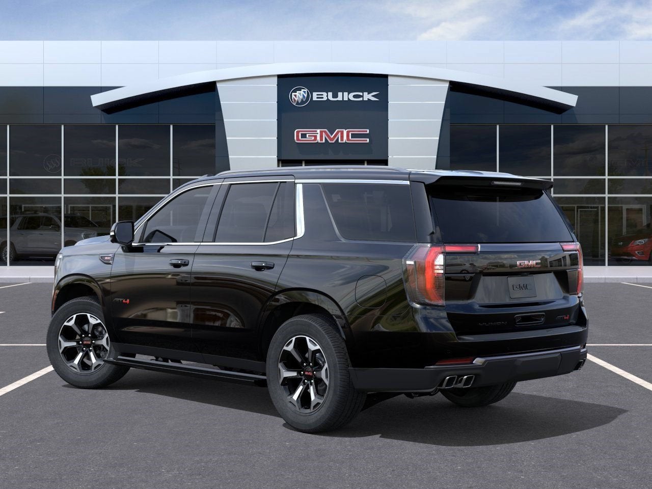 2026 GMC Yukon — rear three-quarter view